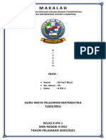 M.Fazri Nizar - Makalah Masalah Transportasi-Logaritma PDF