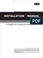 Installation Manual: X-POWER DC Inverter (K Series) Outdoor Unit