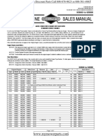 Service Engine Sales Manual: Model 93900 Series Engines Replaced With Standard Service Engines