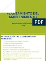 3 PLANEACIÓN DEL Mtto