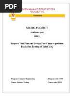 Micro Project: Prepare Test Plan and Design Test Cases To Perform Black Box Testing of Tatacliq