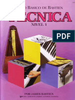 Piano Basico BASTIEN Nivel 1 TECNICA