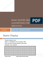 Basic Raster Graphics Algorithms For 2D Drawing: Materi 02 - Komputer Grafik
