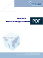 Product Secure Coding Standards For T24