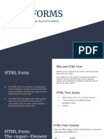 HTML FORMS, Frame PDF