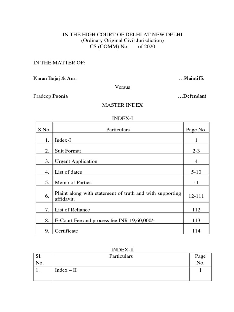 768px x 1024px - Karan Bajaj & Anr. vs. Pradeep Poonia | PDF | Defamation | Teachers