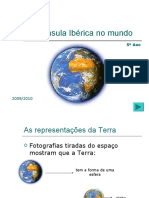 A Península Ibérica No Mundo - Representações - Matéria Inicial de 5º