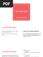 Css Class & ID: - by Rupam Patel (MCA)