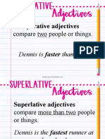 Comparing adjectives