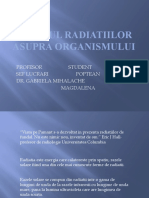 Efectul Radiatiilor Asupra Organismului