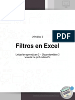 Filtros en Excel 