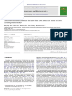 Sensor electroquímico directo para detección de ADN sin etiquetas basado en potenciometría de corriente cero