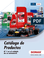 Catalogo Sonax Cuidado Exterior y Pinturas