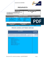 Plaza Autoservicios - Presusouesto - SISECOMM PDF