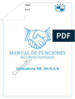 Manual de Funciones RR - HH Grupo