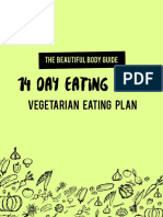 Vegetarian 14 Day Eating Plan - The Beautiful Body Guide PDF