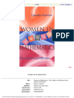 Women in Mathematics the Addition of Difference (Race, Gender, And Science) by Claudia Henrion (Z-lib.org)