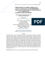 Analyzing the Accuracy of the Springate, Zmijewski, and Altman Models in Predicting Financial Distress of Manufacturing Companies Listed on the Indonesia Stock Exchange