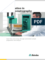 Automation in Ion Chromatography: Save Time and Money Through Automated Sample Preparation and Analysis