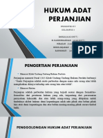 Hukum Adat Perjanjian