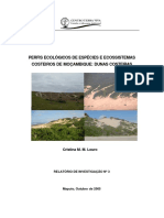 Perfis Ecologicos de Especies e Ecossistemas Costeiros em Mocambique DUNAS COSTEIRAS