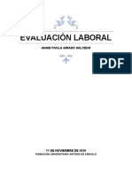 Evaluación Laboral