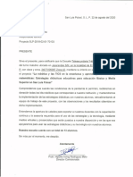 Carta de Escuelas Al Proyecto FOMIX PDF