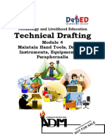 Technical Drafting: Maintain Hand Tools, Drawing Instruments, Equipment and Paraphernalia