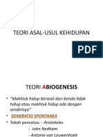 Teori Asal-Usul Kehidupan