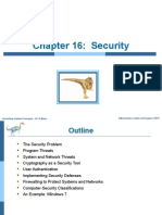 Chapter 16: Security: Silberschatz, Galvin and Gagne ©2018 Operating System Concepts - 10 Edition