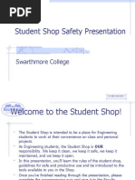 Student Shop Safety Presentation: Swarthmore College