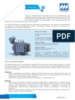 Ficha Tecnica Transformador de Potencia PDF