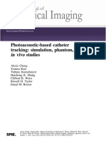 In Vivo: Photoacoustic-Based Catheter Tracking: Simulation, Phantom, and Studies