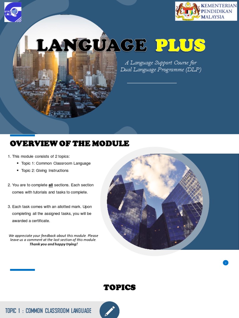 Language Support for Dual Language Program | PDF