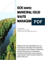 CHAPTER 2 Generation, Handling and Collection of Municipal Solid Waste (MSW)