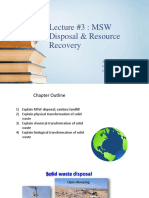 Chapter 3 MSW Disposal & Resources Recovery