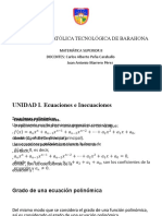 Ecuaciones e Inecuaciones