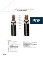 PVC Insulated Armoured Cable Construction and Technical Data