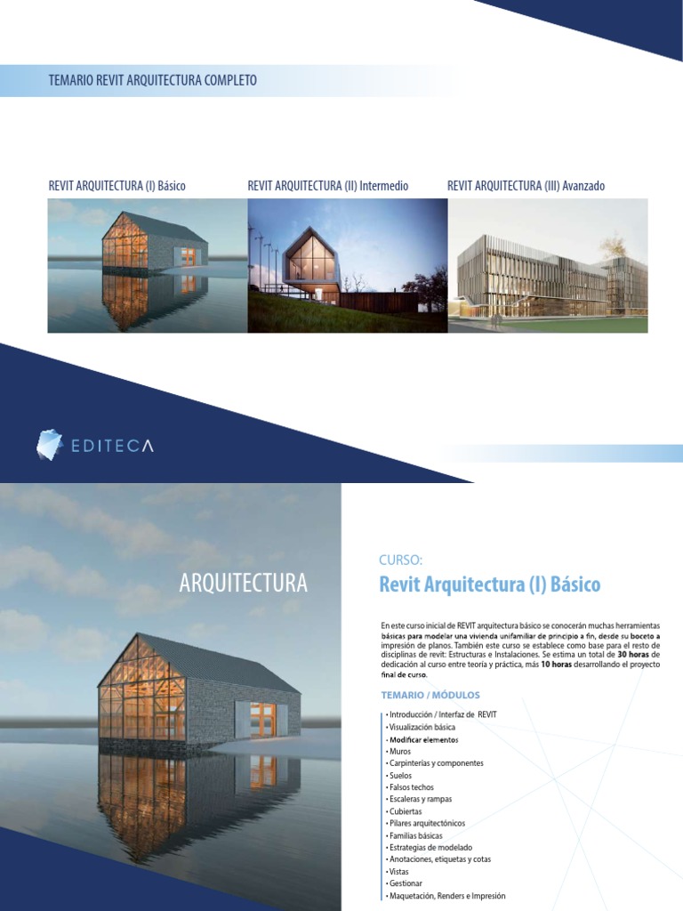Curso Completo Revit Arquitectura | PDF | Autodesk Revit | Software de ...