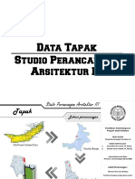 Data Tapak Studio Perancangan Arsitektur