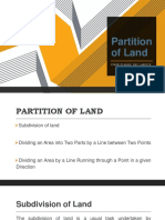 Partition of Land