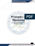 Principles of Marketing: A Course Pack For BSAIS Students
