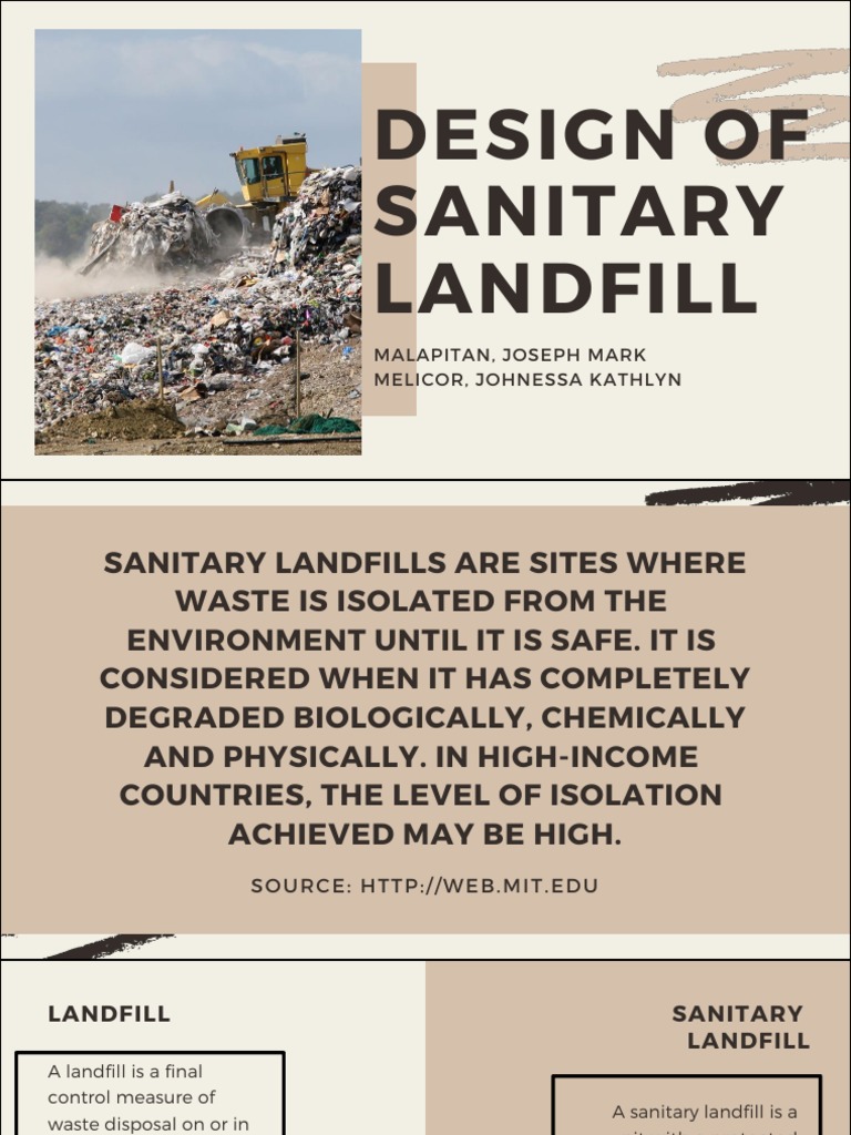 Sanitary Landfill Design in the Philippines | PDF | Landfill | Waste ...