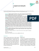 Global Guidance For Surgical Care During The COVID-19 Pandemic