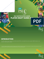 Player Draft Guide 2019: HBL Pakistan Super League