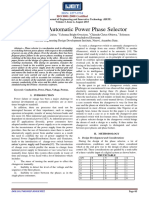 Design of An Automatic Power Phase Selector: ISO 9001:2008 Certified