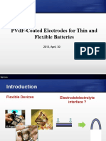 PVDF Coated Cathode For Flexible Lithium Ion Batteries
