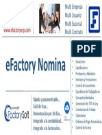 00 Efactory Software de Nomina Planilla en La Nube o Cloud para Latinoamerica