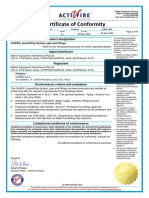 Certificate of Conformity: Product Designation