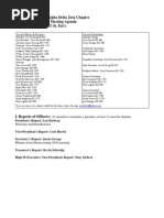 2011 Spring Meeting Agenda